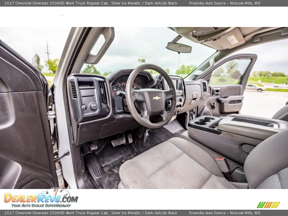 Dark Ash/Jet Black Interior - 2017 Chevrolet Silverado 2500HD Work Truck Regular Cab Photo #10