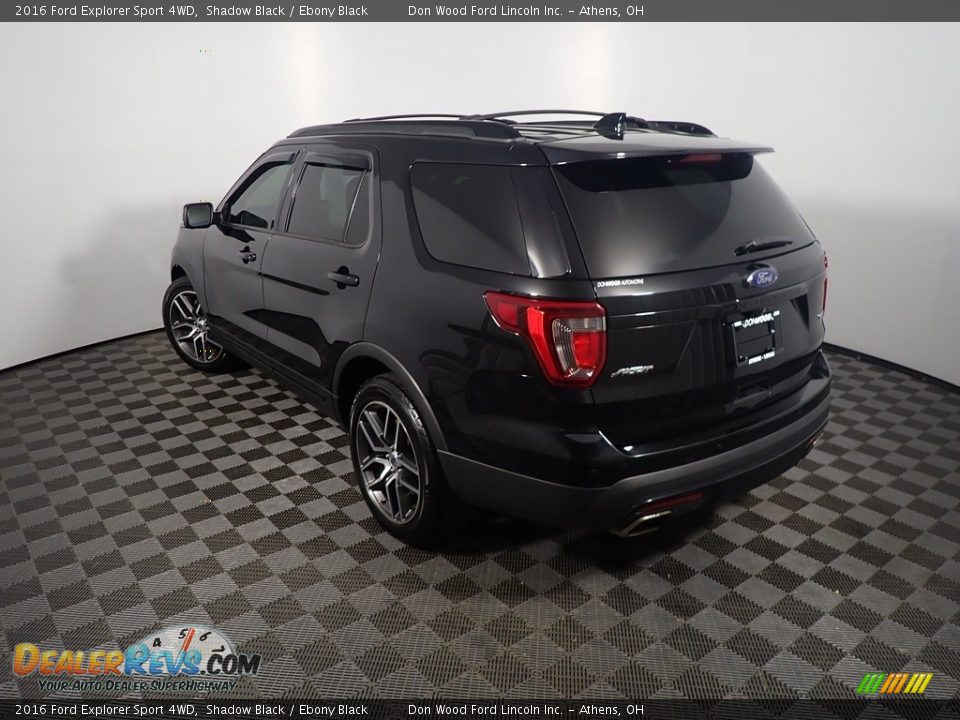 2016 Ford Explorer Sport 4WD Shadow Black / Ebony Black Photo #14