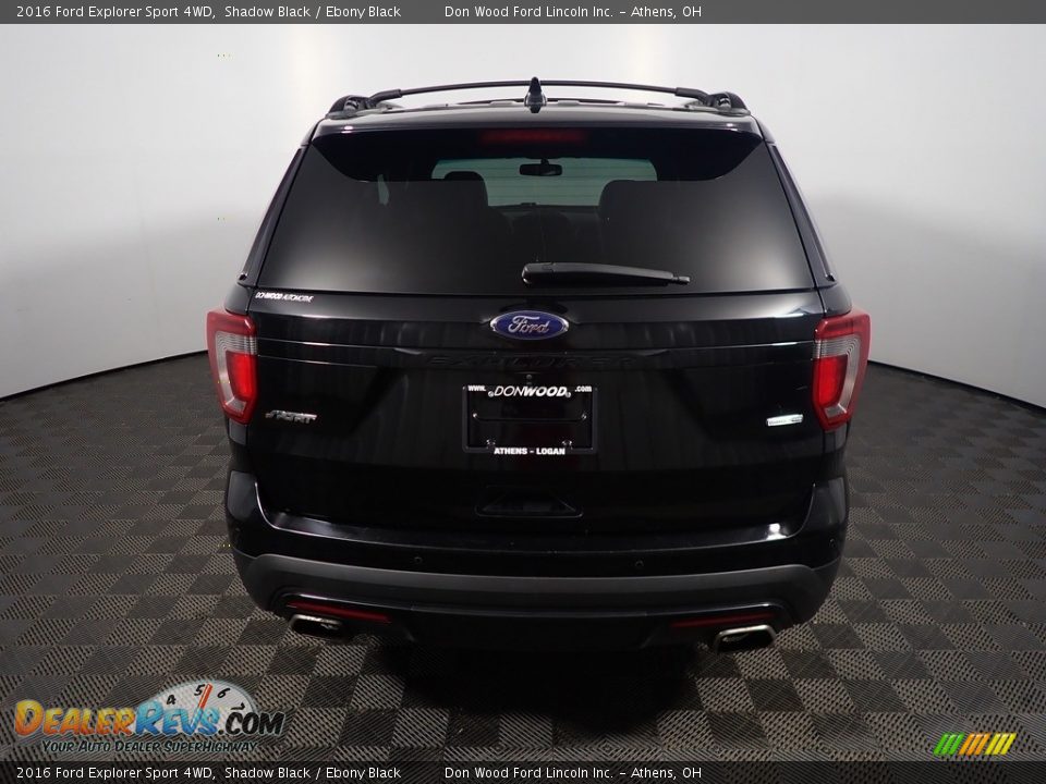 2016 Ford Explorer Sport 4WD Shadow Black / Ebony Black Photo #15