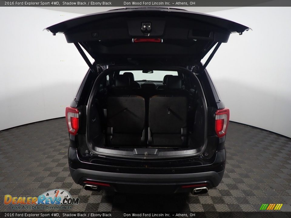 2016 Ford Explorer Sport 4WD Shadow Black / Ebony Black Photo #16