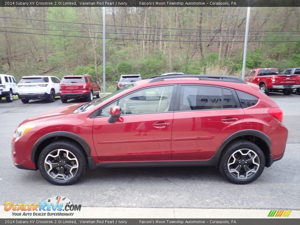 2014 Subaru XV Crosstrek 2.0i Limited Venetian Red Pearl / Ivory Photo #6