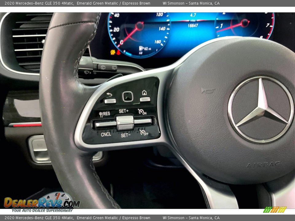 2020 Mercedes-Benz GLE 350 4Matic Steering Wheel Photo #21