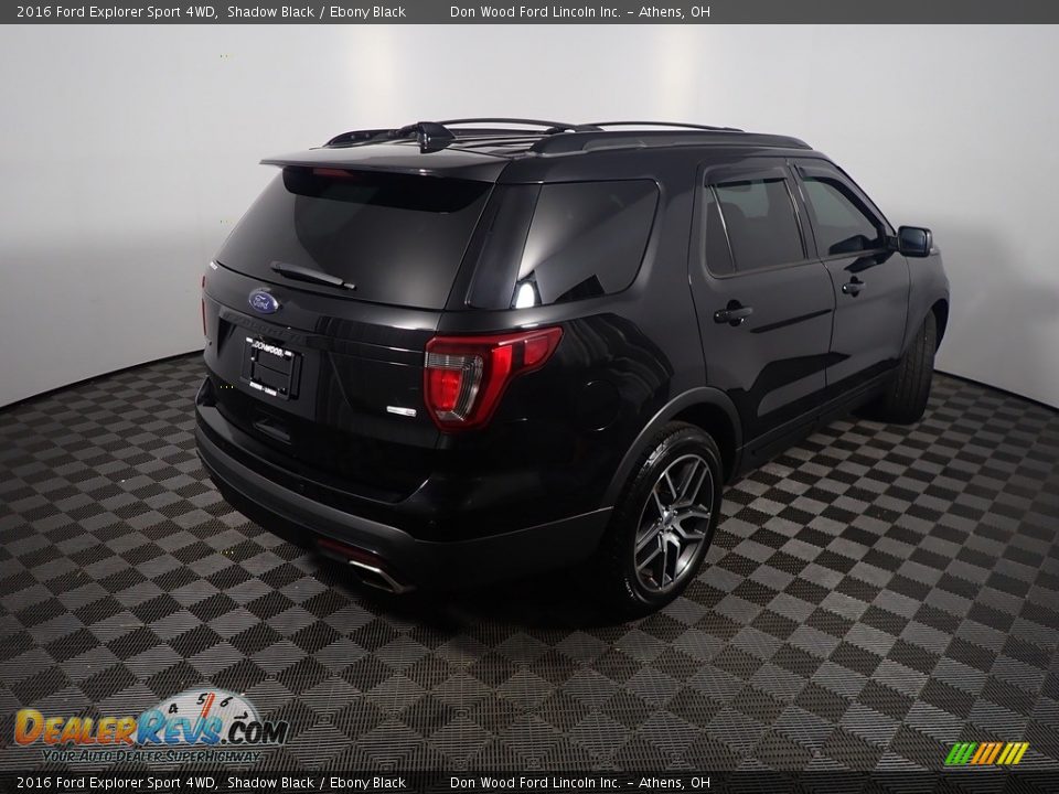 2016 Ford Explorer Sport 4WD Shadow Black / Ebony Black Photo #20