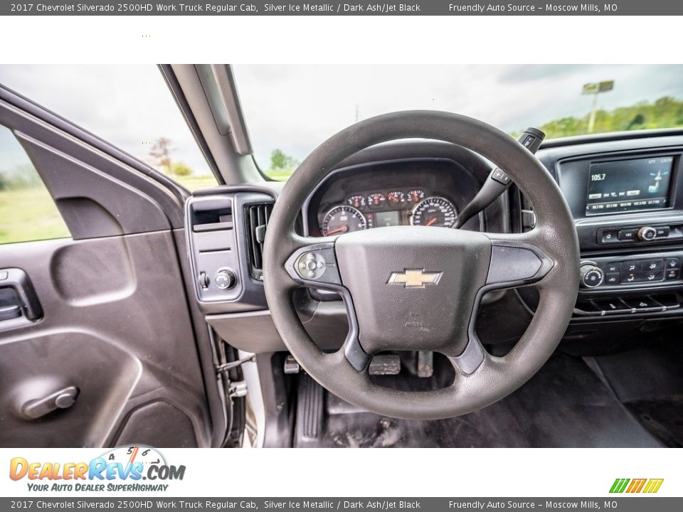 2017 Chevrolet Silverado 2500HD Work Truck Regular Cab Steering Wheel Photo #17