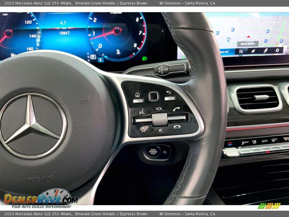 2020 Mercedes-Benz GLE 350 4Matic Steering Wheel Photo #22