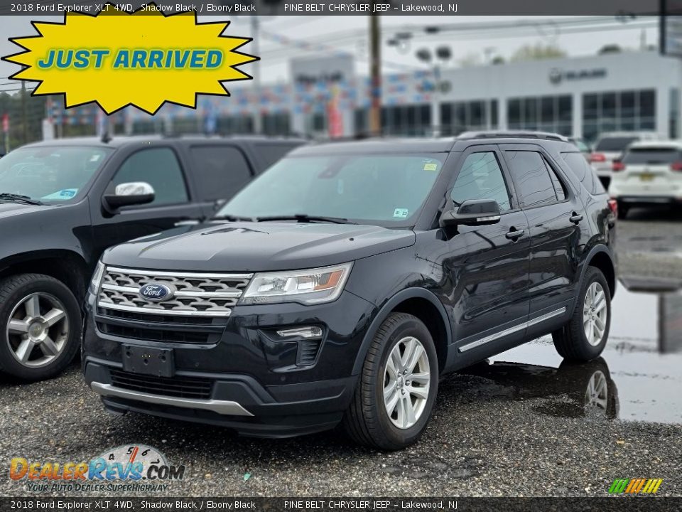2018 Ford Explorer XLT 4WD Shadow Black / Ebony Black Photo #1
