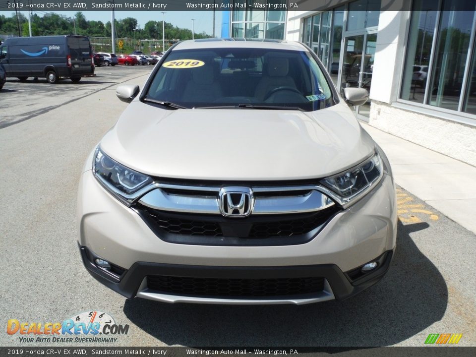 2019 Honda CR-V EX AWD Sandstorm Metallic / Ivory Photo #5