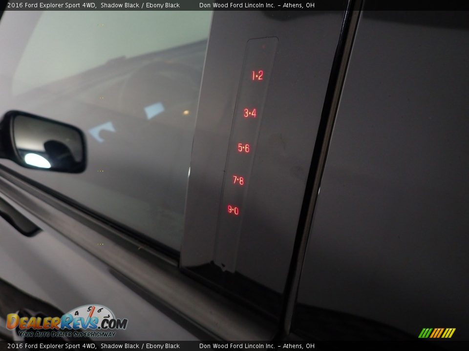 2016 Ford Explorer Sport 4WD Shadow Black / Ebony Black Photo #23