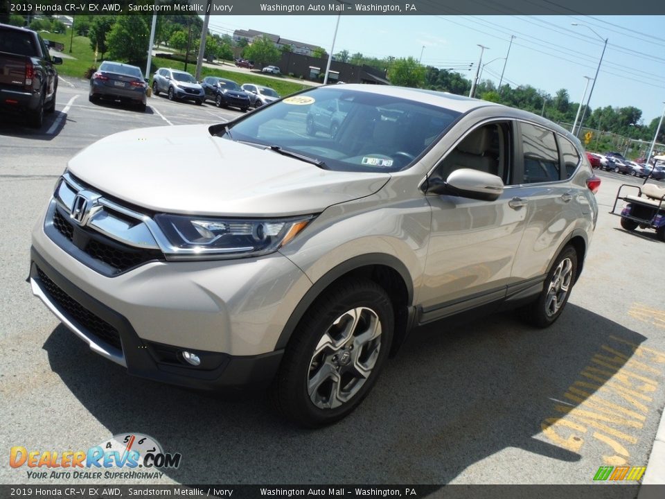 2019 Honda CR-V EX AWD Sandstorm Metallic / Ivory Photo #6