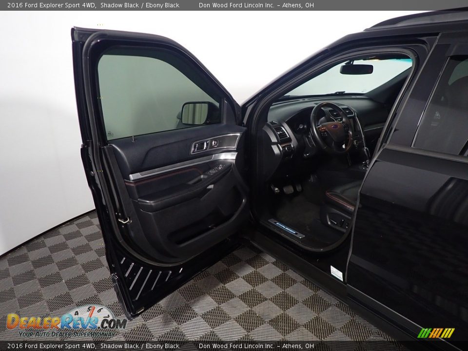 2016 Ford Explorer Sport 4WD Shadow Black / Ebony Black Photo #24