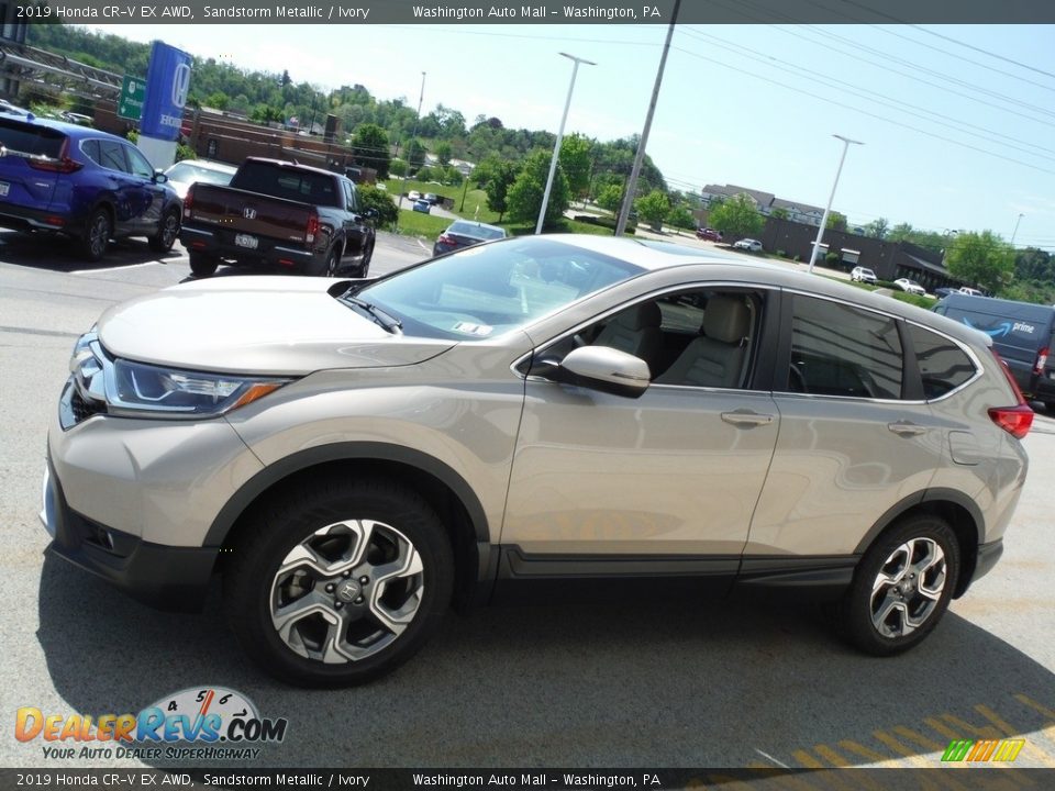 2019 Honda CR-V EX AWD Sandstorm Metallic / Ivory Photo #7