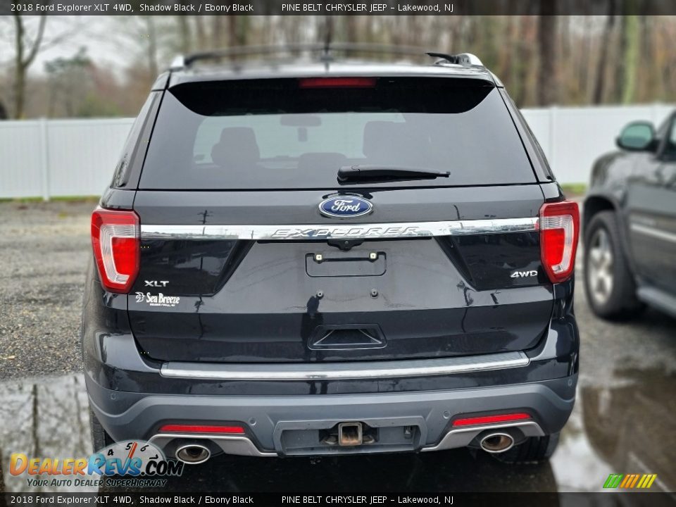 2018 Ford Explorer XLT 4WD Shadow Black / Ebony Black Photo #4