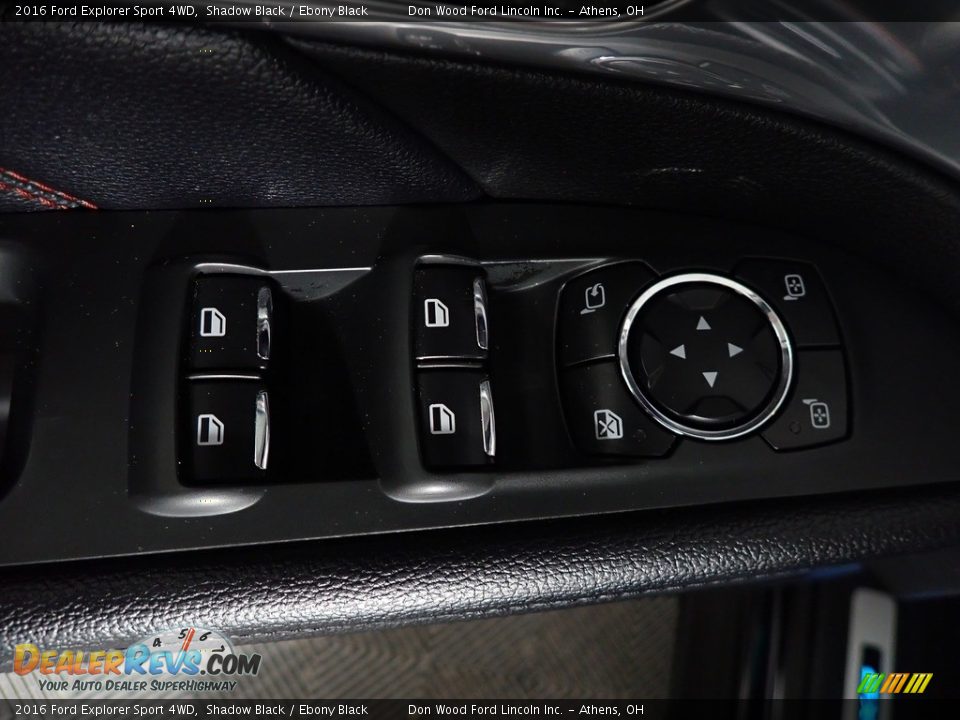 2016 Ford Explorer Sport 4WD Shadow Black / Ebony Black Photo #25