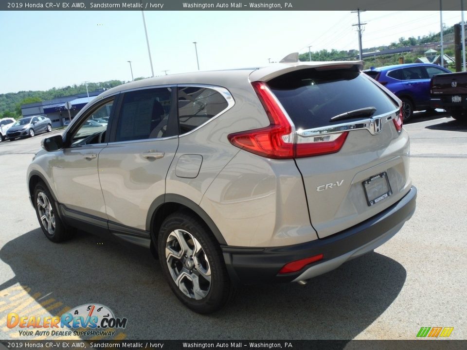 2019 Honda CR-V EX AWD Sandstorm Metallic / Ivory Photo #8