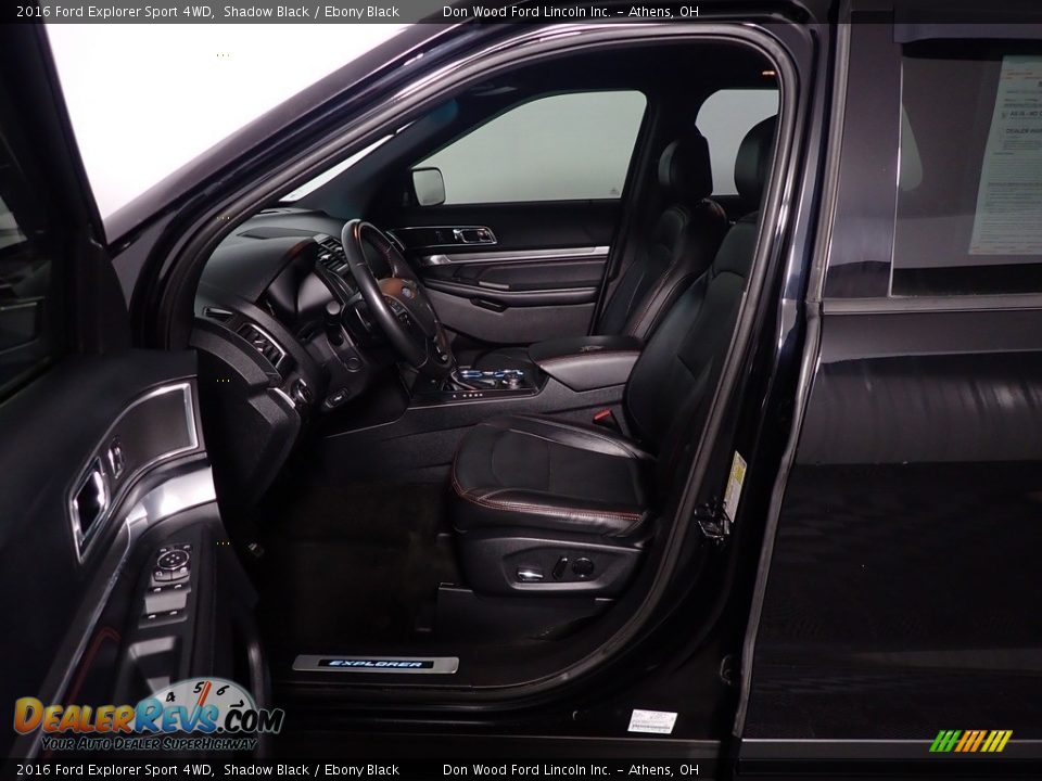 2016 Ford Explorer Sport 4WD Shadow Black / Ebony Black Photo #26