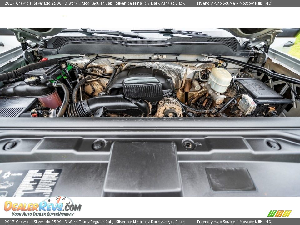 2017 Chevrolet Silverado 2500HD Work Truck Regular Cab Silver Ice Metallic / Dark Ash/Jet Black Photo #23