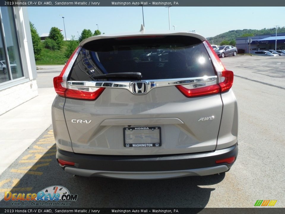 2019 Honda CR-V EX AWD Sandstorm Metallic / Ivory Photo #9