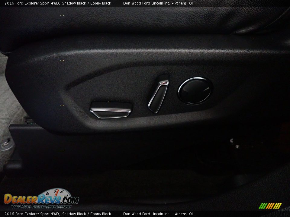 2016 Ford Explorer Sport 4WD Shadow Black / Ebony Black Photo #27
