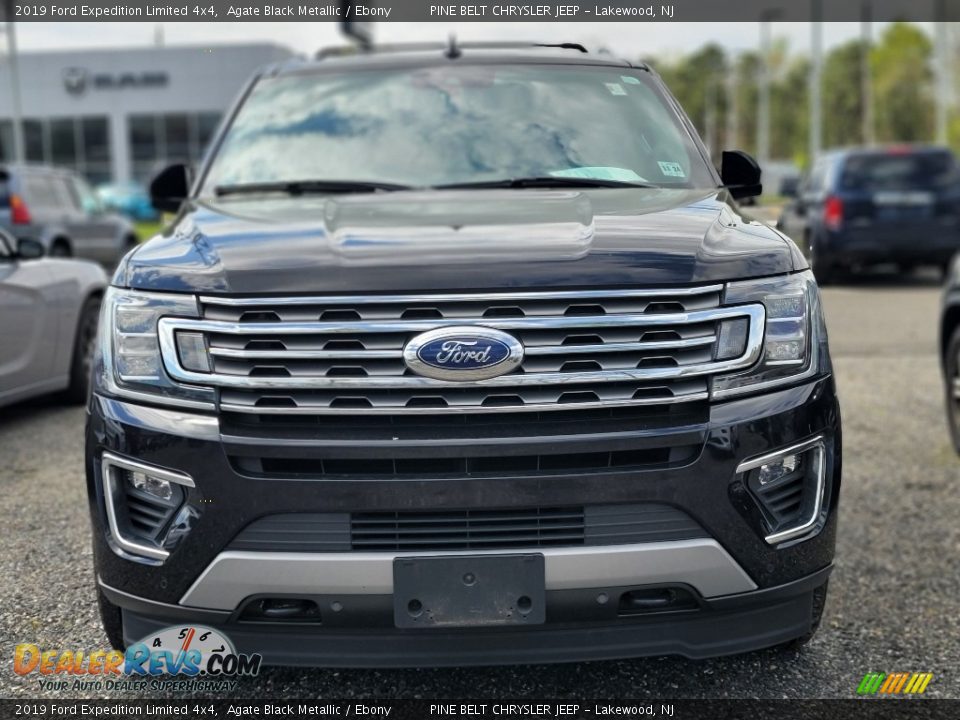 2019 Ford Expedition Limited 4x4 Agate Black Metallic / Ebony Photo #2