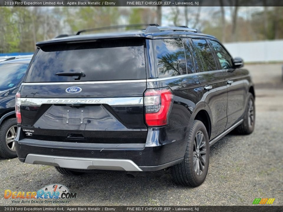 2019 Ford Expedition Limited 4x4 Agate Black Metallic / Ebony Photo #3