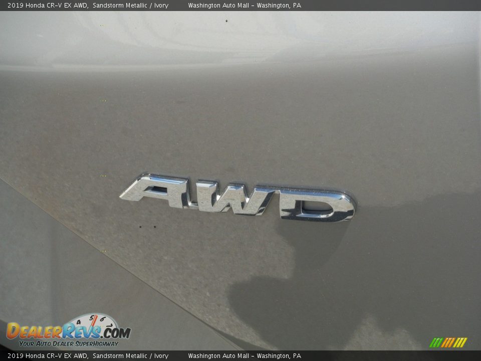 2019 Honda CR-V EX AWD Sandstorm Metallic / Ivory Photo #11