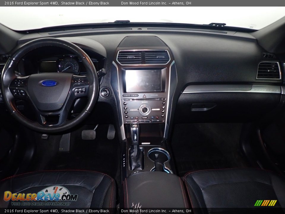 2016 Ford Explorer Sport 4WD Shadow Black / Ebony Black Photo #29