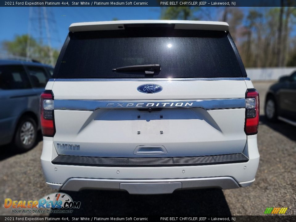 2021 Ford Expedition Platinum 4x4 Star White / Platinum Medium Soft Ceramic Photo #3