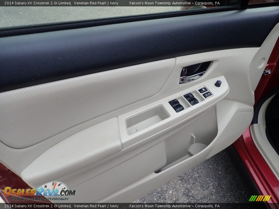2014 Subaru XV Crosstrek 2.0i Limited Venetian Red Pearl / Ivory Photo #21