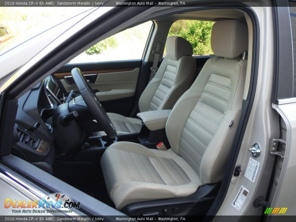 2019 Honda CR-V EX AWD Sandstorm Metallic / Ivory Photo #16