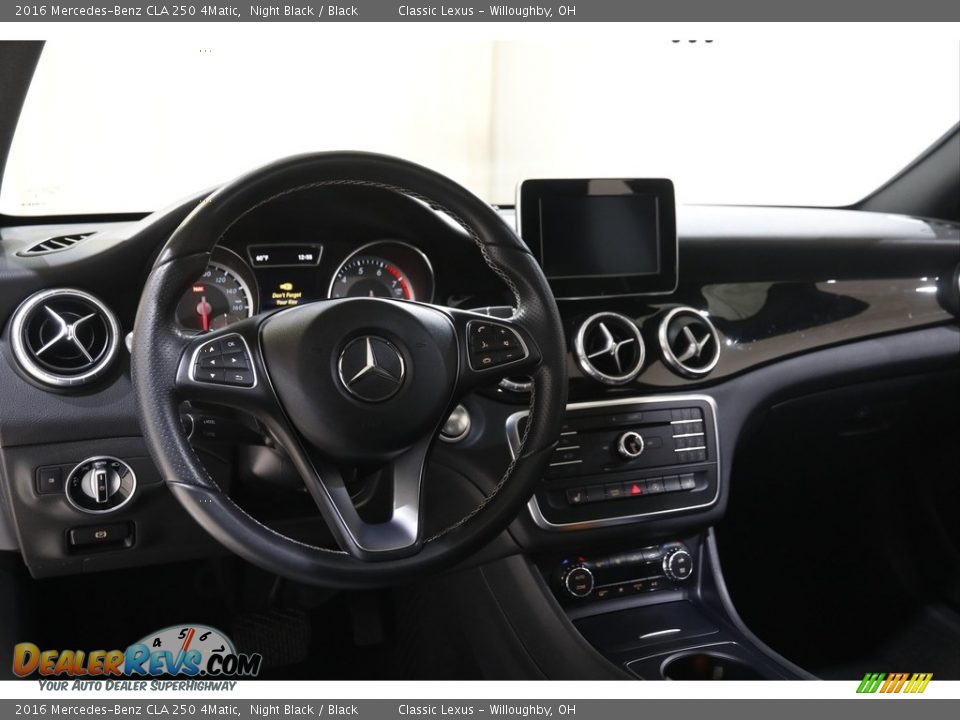 2016 Mercedes-Benz CLA 250 4Matic Night Black / Black Photo #6