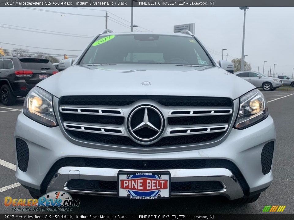 2017 Mercedes-Benz GLS 450 4Matic Iridium Silver Metallic / Black Photo #3