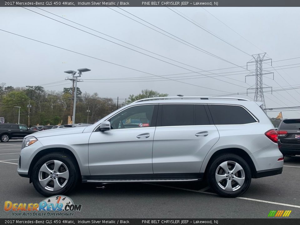 2017 Mercedes-Benz GLS 450 4Matic Iridium Silver Metallic / Black Photo #4