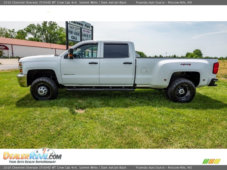 Summit White 2016 Chevrolet Silverado 3500HD WT Crew Cab 4x4 Photo #7