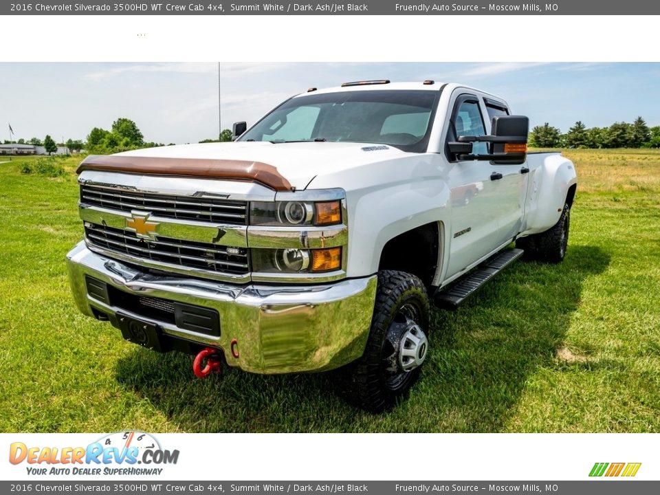 Summit White 2016 Chevrolet Silverado 3500HD WT Crew Cab 4x4 Photo #8