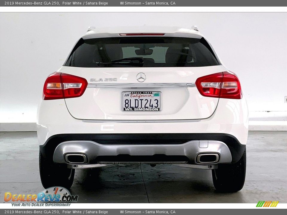 2019 Mercedes-Benz GLA 250 Polar White / Sahara Beige Photo #3