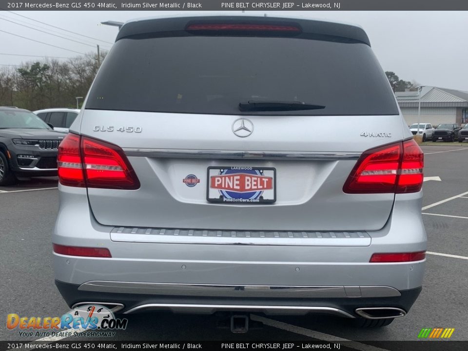 2017 Mercedes-Benz GLS 450 4Matic Iridium Silver Metallic / Black Photo #7