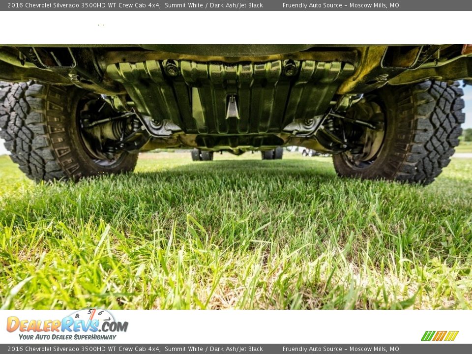 Undercarriage of 2016 Chevrolet Silverado 3500HD WT Crew Cab 4x4 Photo #10