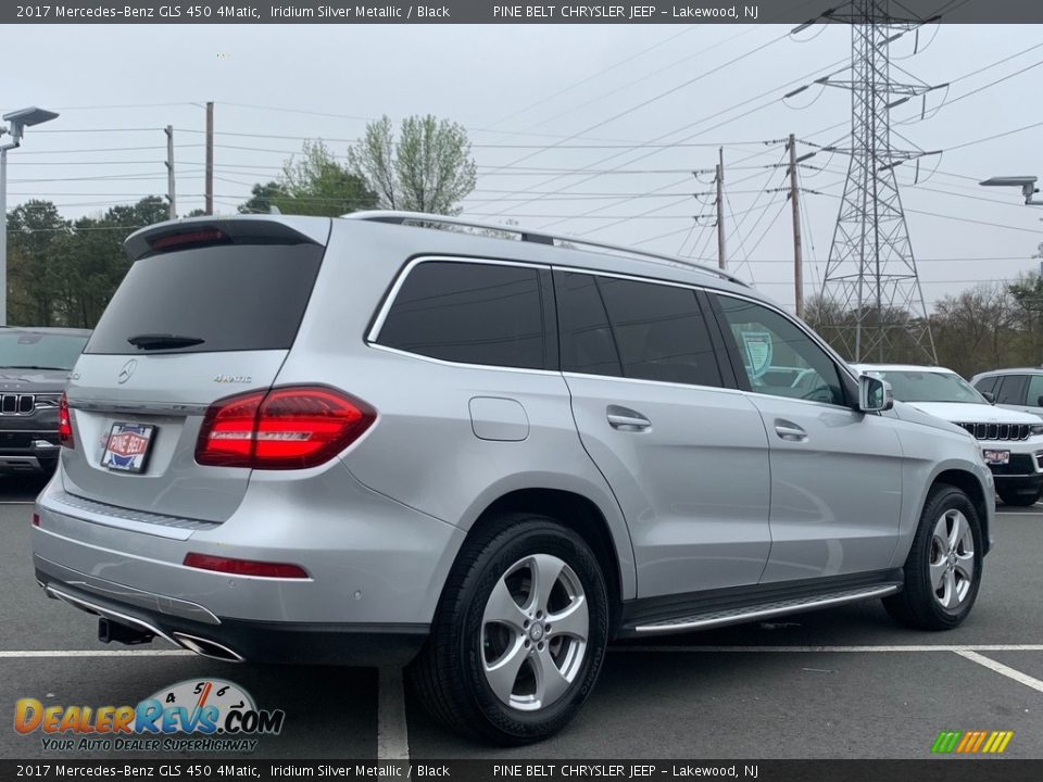 2017 Mercedes-Benz GLS 450 4Matic Iridium Silver Metallic / Black Photo #9