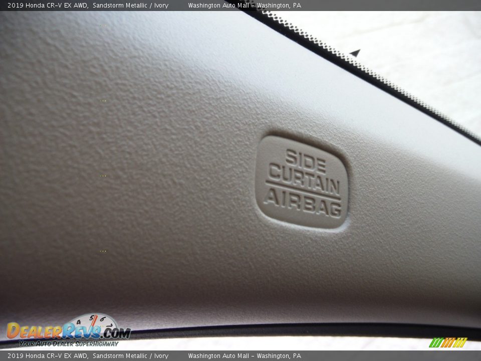 2019 Honda CR-V EX AWD Sandstorm Metallic / Ivory Photo #24
