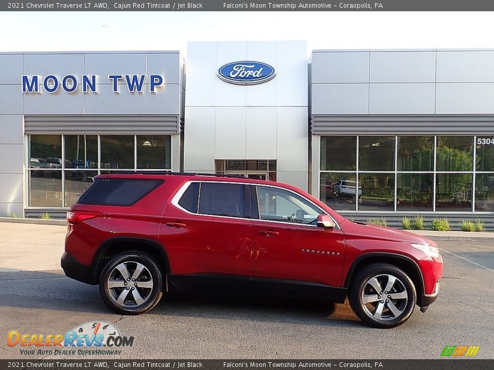 2021 Chevrolet Traverse LT AWD Cajun Red Tintcoat / Jet Black Photo #1