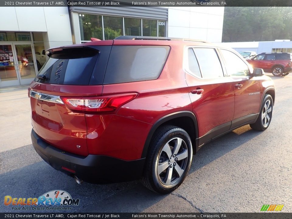 2021 Chevrolet Traverse LT AWD Cajun Red Tintcoat / Jet Black Photo #2
