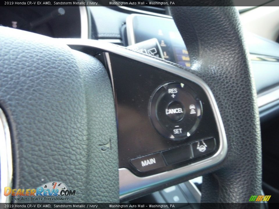 2019 Honda CR-V EX AWD Sandstorm Metallic / Ivory Photo #27