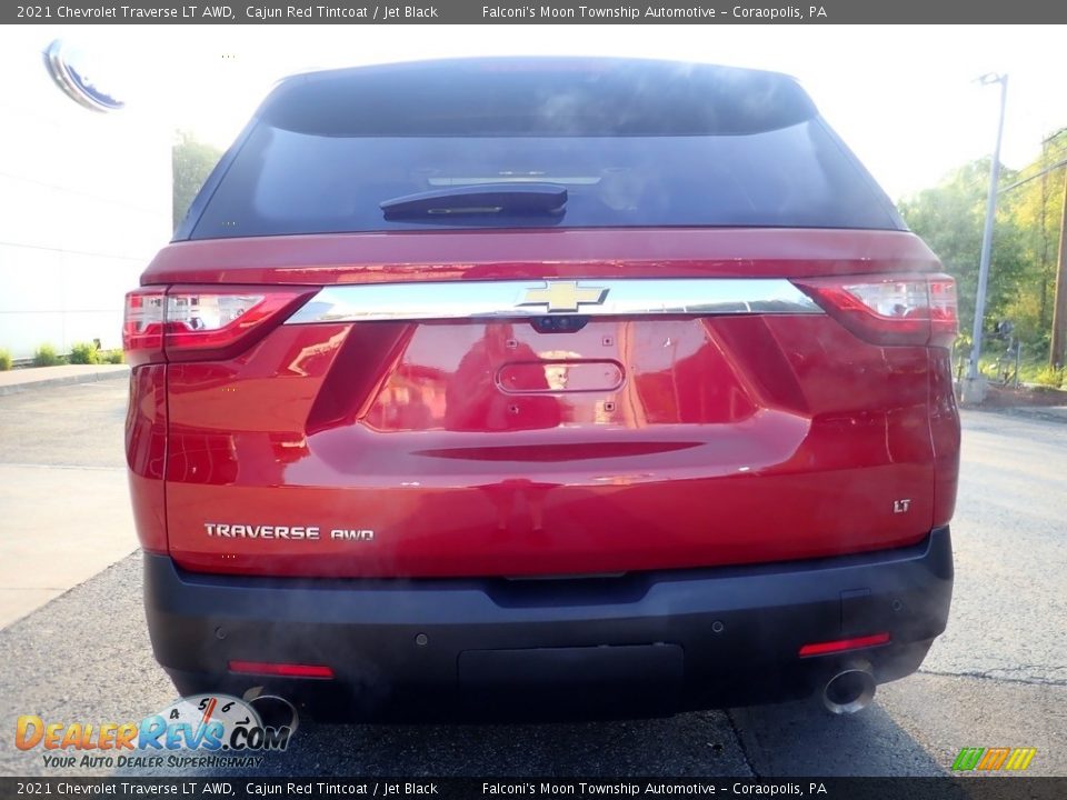 2021 Chevrolet Traverse LT AWD Cajun Red Tintcoat / Jet Black Photo #3