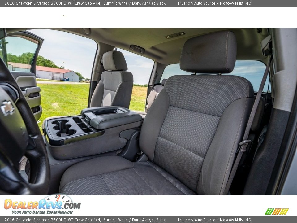 Front Seat of 2016 Chevrolet Silverado 3500HD WT Crew Cab 4x4 Photo #17