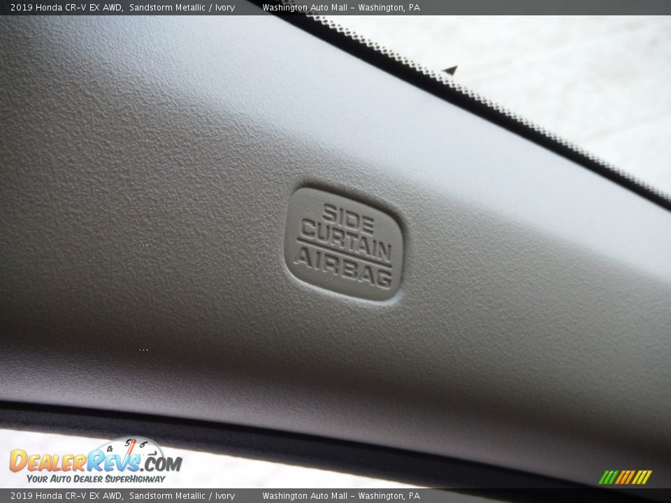 2019 Honda CR-V EX AWD Sandstorm Metallic / Ivory Photo #29