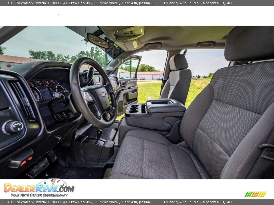 Front Seat of 2016 Chevrolet Silverado 3500HD WT Crew Cab 4x4 Photo #18