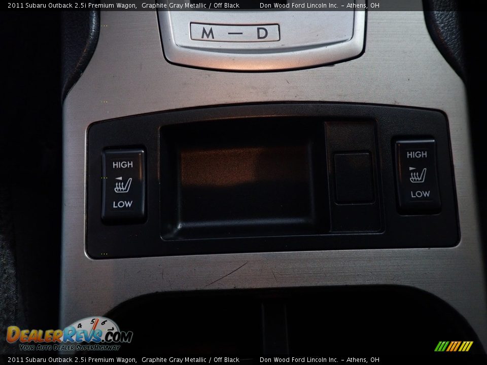 2011 Subaru Outback 2.5i Premium Wagon Graphite Gray Metallic / Off Black Photo #2