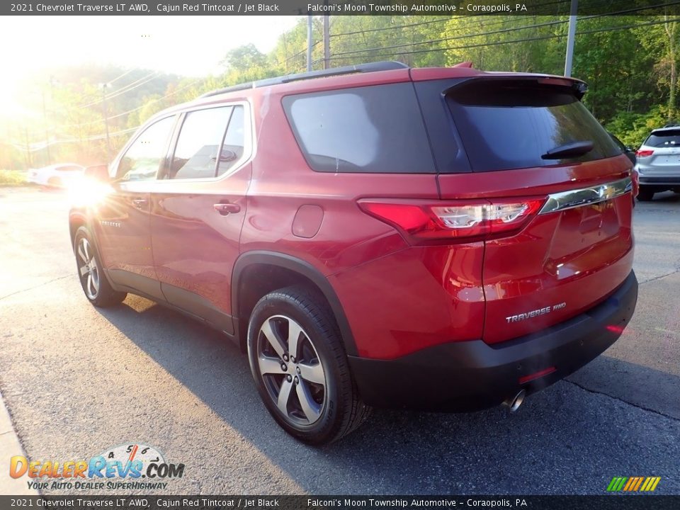 2021 Chevrolet Traverse LT AWD Cajun Red Tintcoat / Jet Black Photo #6