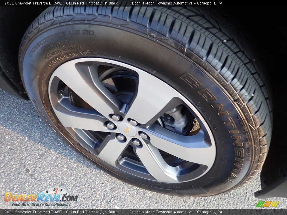 2021 Chevrolet Traverse LT AWD Cajun Red Tintcoat / Jet Black Photo #11