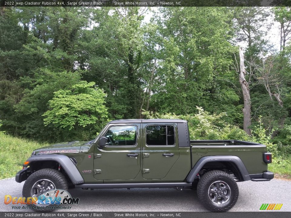 2022 Jeep Gladiator Rubicon 4x4 Sarge Green / Black Photo #1